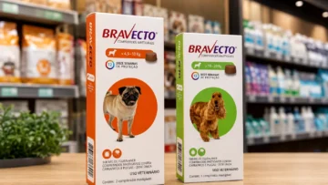 Bravecto 250 mg ou 500 mg: o peso do cão define a apresentação