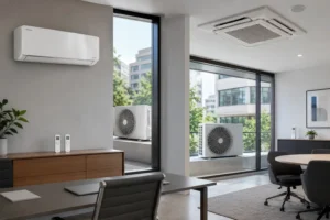 Split ou Cassete 4 Vias: a instalação decide nos Hisense 24000 BTUs