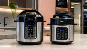 Midea 6L ou Oster 5,7L: a escolha está no nível de automação