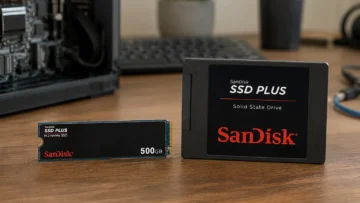 SanDisk 500GB: M.2 NVMe e SSD Plus SATA servem a PCs diferentes
