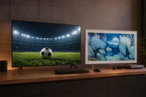 Samsung QLED Q7F ou The Frame: duas formas de usar a TV