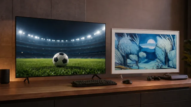 Samsung QLED Q7F ou The Frame: duas formas de usar a TV
