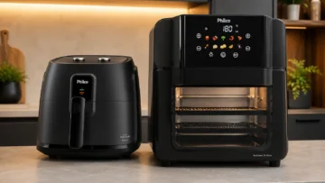 Philco PAF90B 9L ou PAF15C 15L: cesto amplo ou formato oven