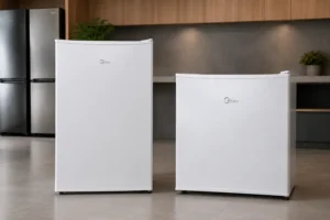 Frigobar Midea 45L ou 93L: espaço interno define a escolha