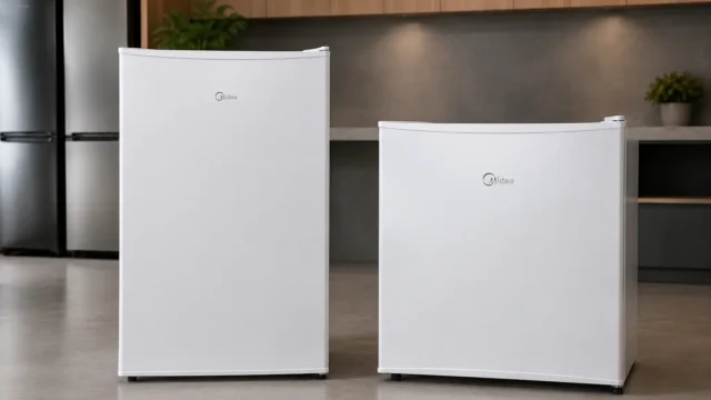 Frigobar Midea 45L ou 93L: espaço interno define a escolha