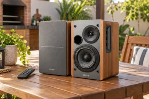 Edifier R1280DB ou R1280T: o que muda nas conexões?