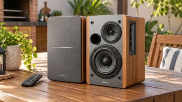 Edifier R1280DB ou R1280T: o que muda nas conexões?