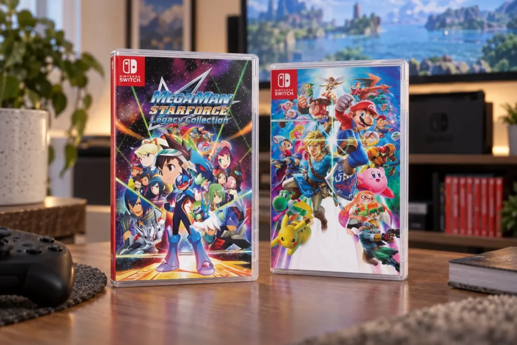 Mega Man Star Force ou Smash Bros.: RPG ou luta no Switch