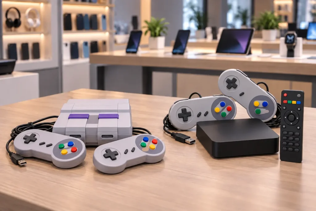 Console Retro Mini ou Arcadian Box: jogar ou também usar Android