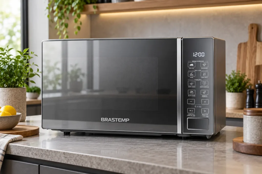 Brastemp BMS46AR 32L ou micro-ondas 20L: o que muda no uso?