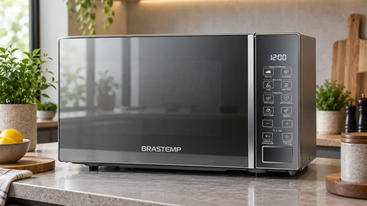 Brastemp BMS46AR 32L ou micro-ondas 20L: o que muda no uso?