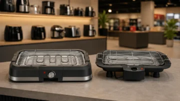 Britânia BCQ40 ou Elgin BBQ Show: controle e limpeza definem a escolha