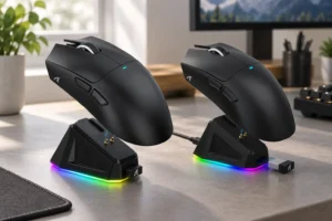 Attack Shark X11 em duas ofertas: diferenças no dock e nos switches