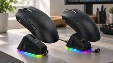 Attack Shark X11 em duas ofertas: diferenças no dock e nos switches