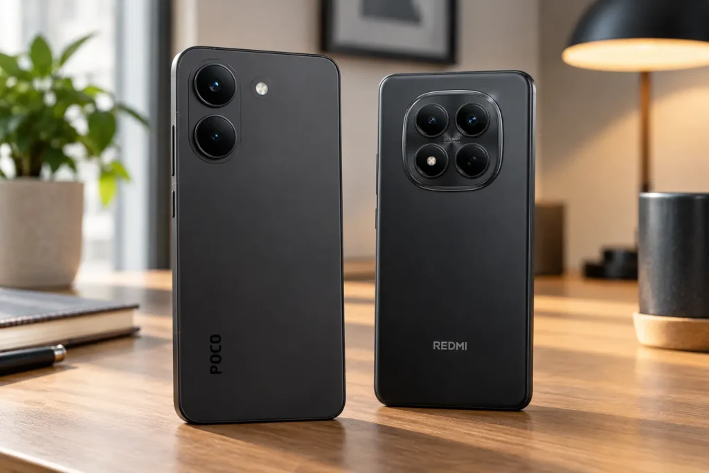 Poco X8 Pro ou Redmi Note 15 Pro 5G: processador, câmera e armazenamento