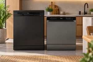 Midea 14 ou 8 Serviços Touch Plus: capacidade ou espaço na cozinha