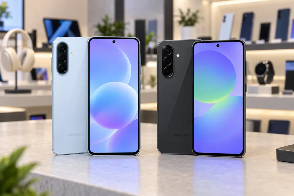 Galaxy A57 ou A36: mais RAM ou tela, IP67 e bateria