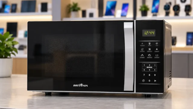 Micro-ondas Britânia 20L ou 33L: o que muda na escolha?