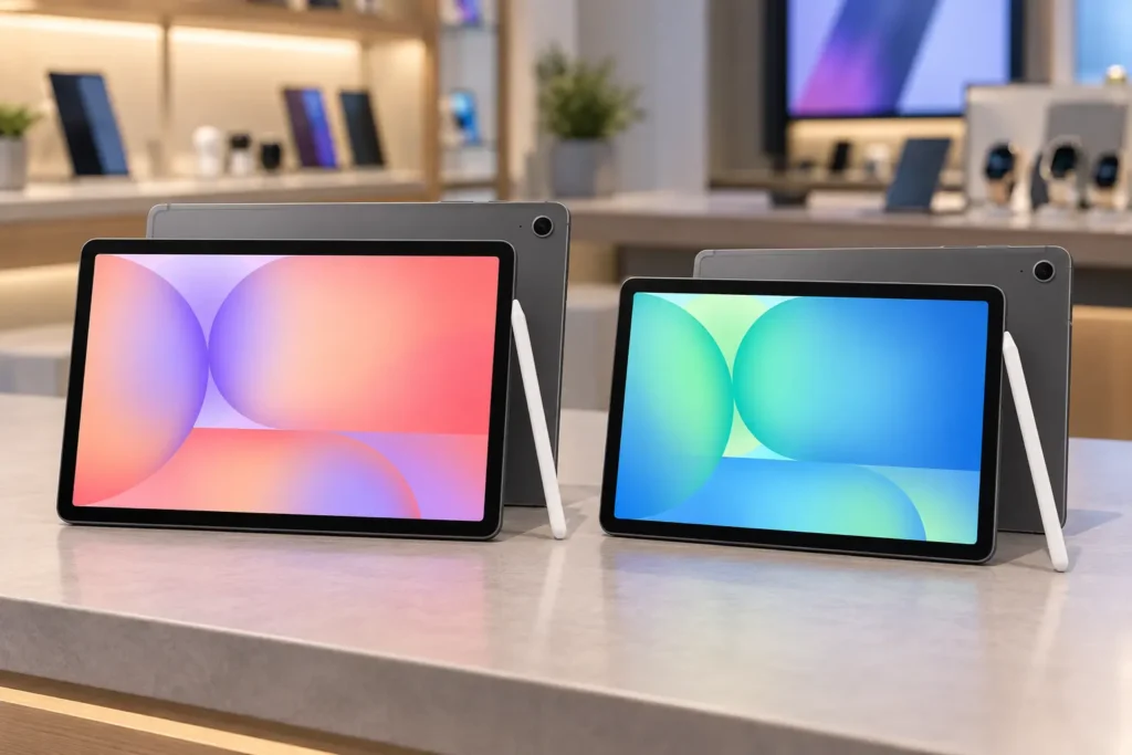 Galaxy Tab S10 Lite ou S10 FE: 6GB ou 8GB de RAM e tela de 90Hz