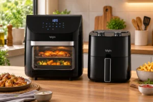 Air fryer Elgin 12L ou 3,5L: capacidade e funções no uso diário