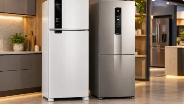 Brastemp 415L ou Electrolux 490L: capacidade e organização no uso diário