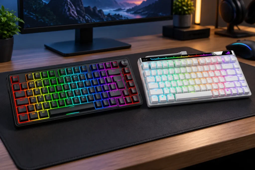 Ucal ou ROG Falchion Ace 75 HE: ABNT2 ou ajuste de atuação