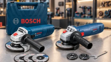 Bosch GWS 700 ou GWS 850: ergonomia, potência e proteção contra pó