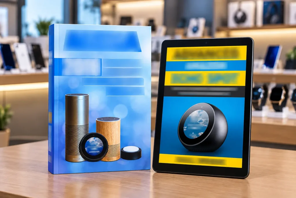 Guia geral de Echo e Alexa ou guia do Echo Spot: físico ou Kindle