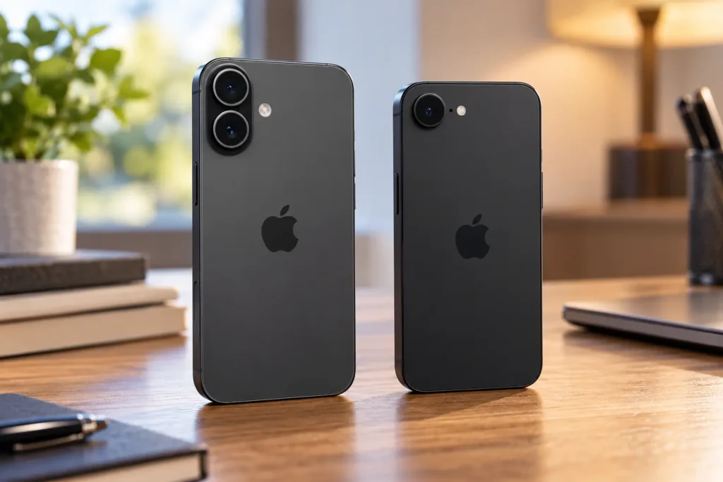 iPhone 17e ou iPhone 17: a diferença aparece na tela e nas câmeras