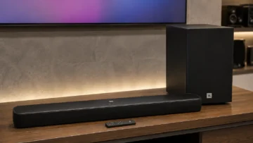 JBL Cinema SB595 ou SB180: o que muda entre 5.1 e 2.1?