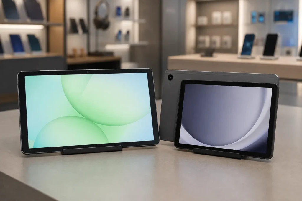 Galaxy Tab A11 ou Tab A9: configuração confirmada pesa na decisão