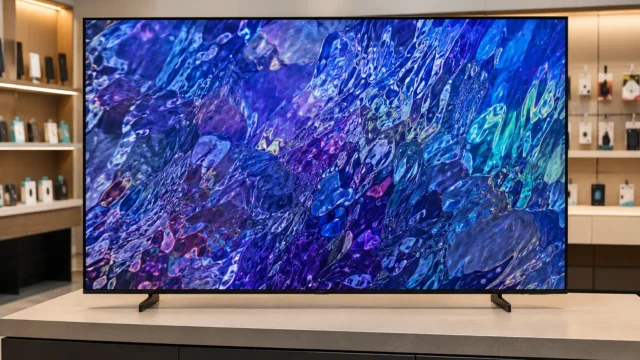 Samsung QEF1 55" ou tela maior e compacta: o que muda?