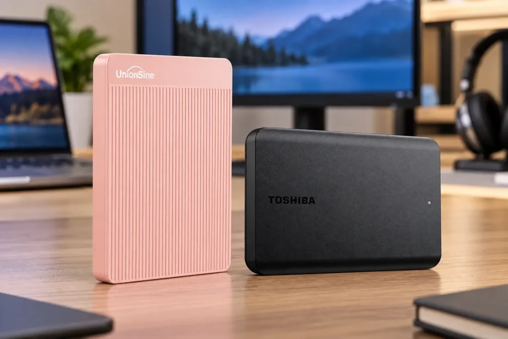 UnionSine 500GB ou Toshiba 1TB: mais compatibilidade ou capacidade