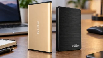 Maxone 500GB ou UnionSine 1TB: a diferença começa na capacidade