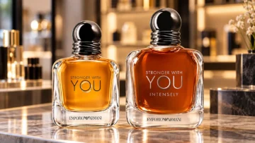 Stronger With You EDT ou Intensely EDP: notas, concentração e volume