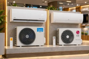 Midea 12.000 ou LG 9.000: capacidade e ciclo mudam o uso diário