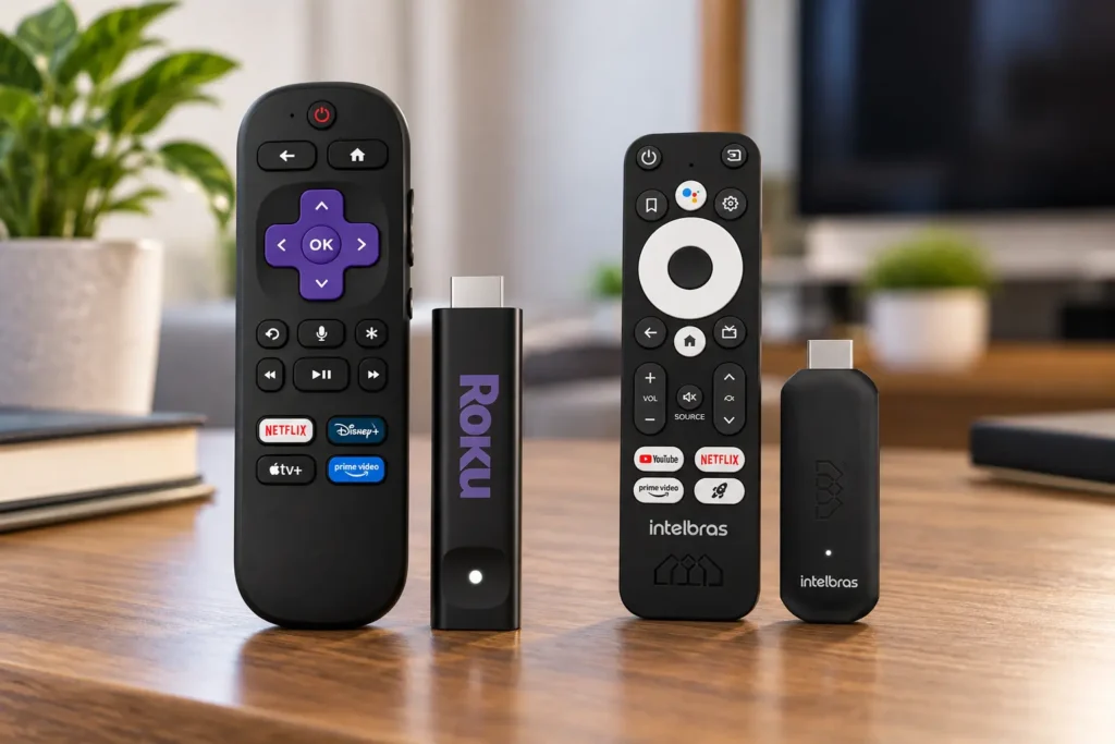 Roku ou Intelbras Izy Play: a diferença está no sistema e no controle