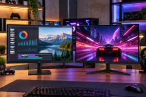 LG 24MS500 ou UltraGear 24GS60F-B: 100 Hz ou 180 Hz no uso diário