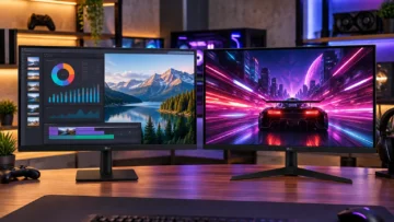 LG 24MS500 ou UltraGear 24GS60F-B: 100 Hz ou 180 Hz no uso diário