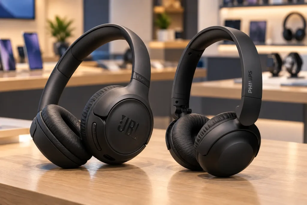 JBL Tune 530BT ou Philips TAH2209: autonomia muda o uso diário