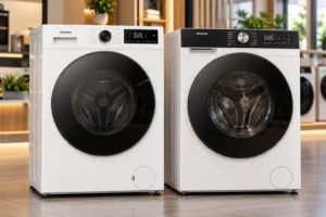 Hisense 11/7 kg ou 12/8 kg: capacidade e Wi-Fi mudam o uso diário