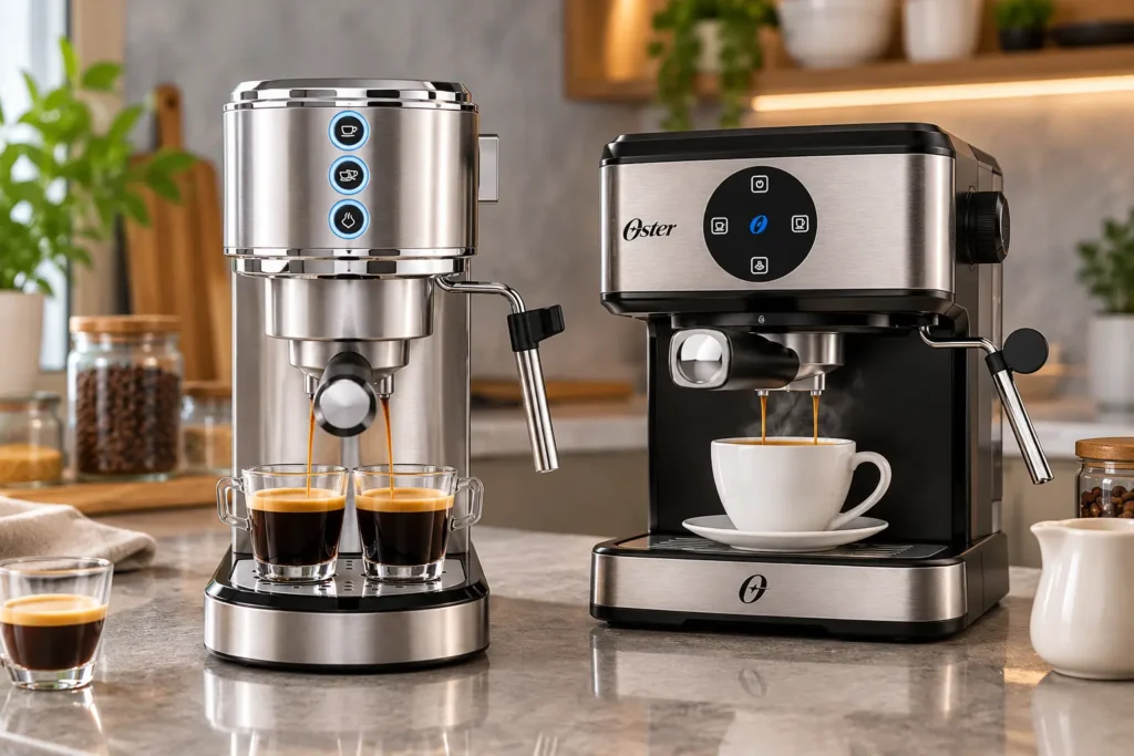 EOS ECF01EC ou Oster OCAF900: versatilidade ou duas xícaras