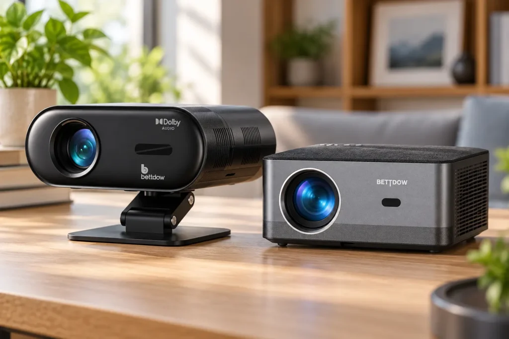 Bettdow 1080p: foco eletrônico ou automático muda a instalação