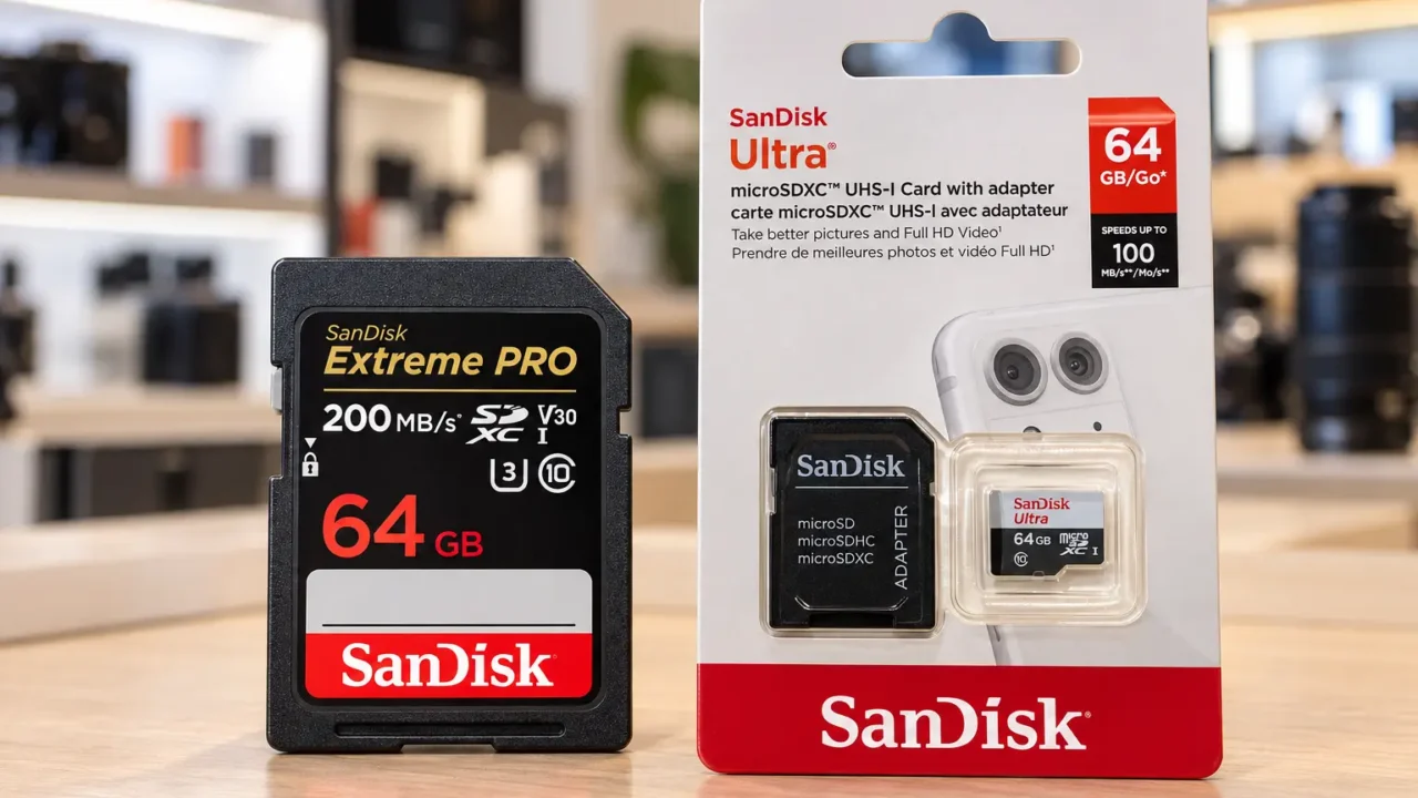 Extreme PRO SD ou Ultra microSD: a diferença está no formato e gravação 4K