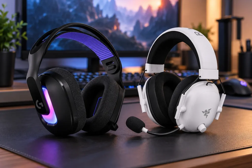 Logitech G522 ou BlackShark V2 HyperSpeed: conexão ou áudio espacial