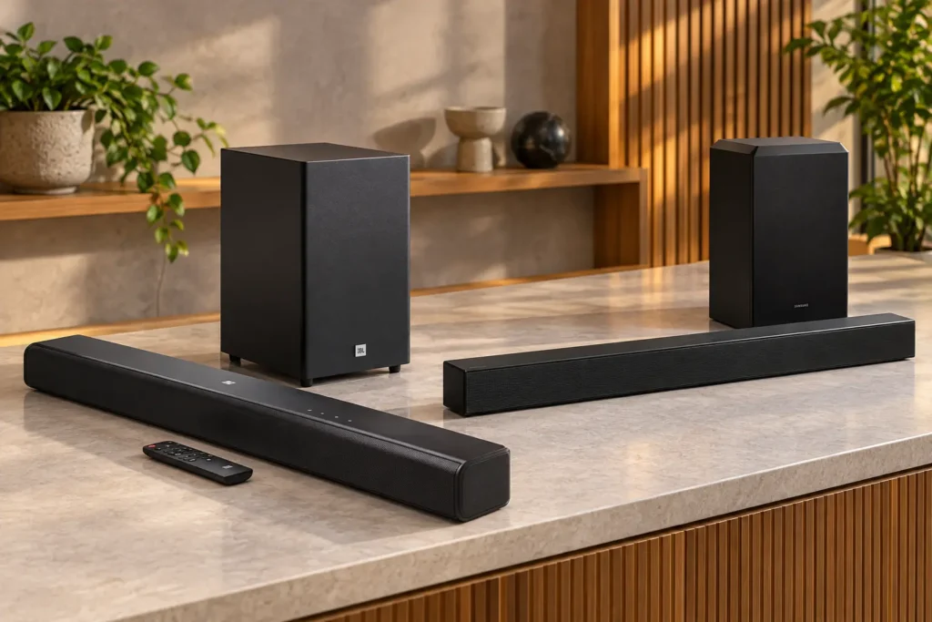 JBL SB580 ou Samsung B650F: eARC ou integração com a TV