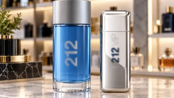 212 Men 200 ml ou 212 VIP Men 100 ml: frescor ou uso noturno