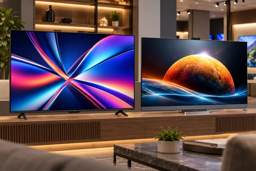Hisense 55U6QV ou TCL Mini LED: HDR, Google TV e processamento