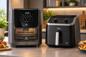Electrolux EAF85 12L ou Midea 8,5L: oven ou cesto amplo