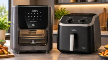 Electrolux EAF85 12L ou Midea 8,5L: oven ou cesto amplo